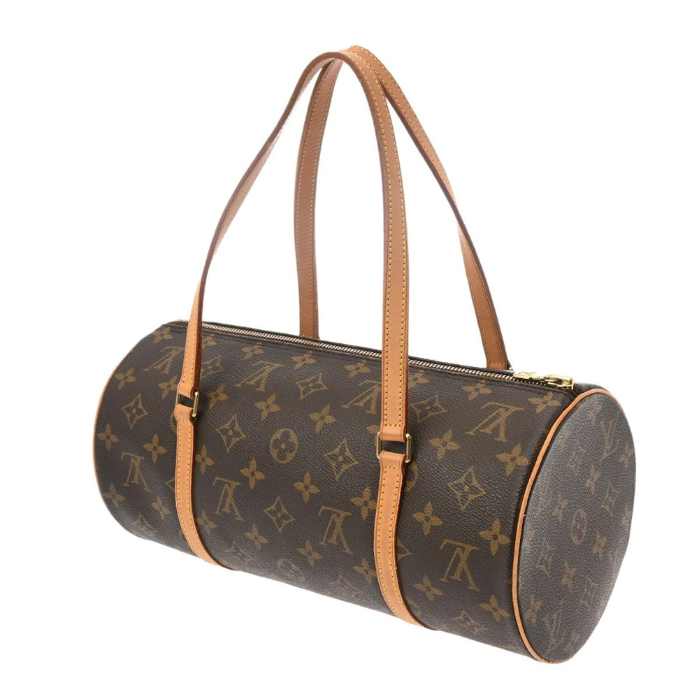 Louis Vuitton Brown Canvas Handbag Monogram Papillon Brown